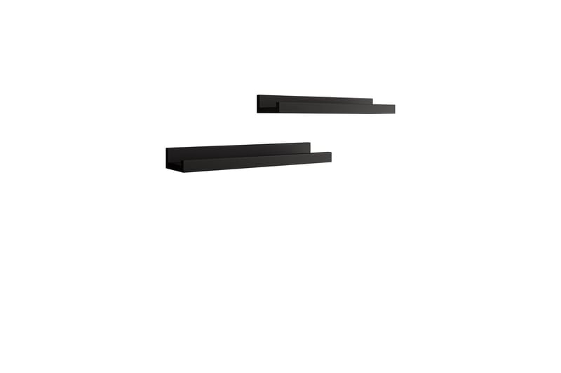 Harijan Vegghylle 45 cm - Svart - Oppbevaring - Hyller - Vegghylle