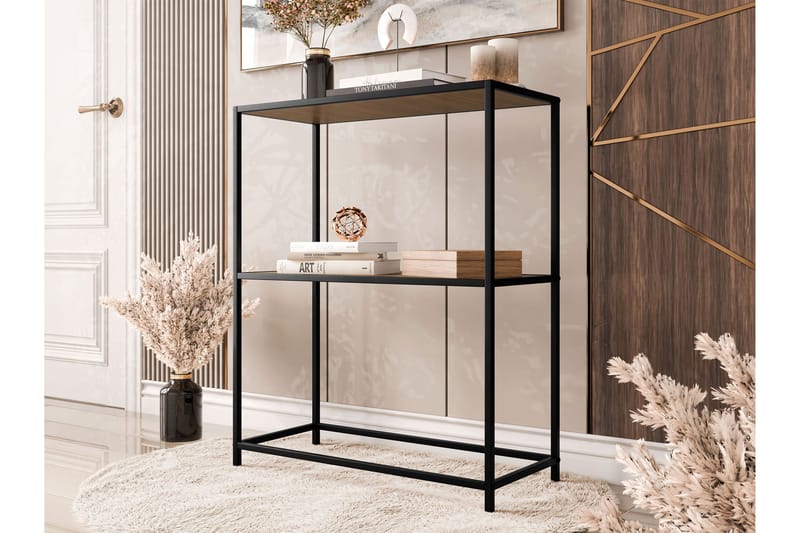Harrisdale Bokhylle 70 cm - Svart - Oppbevaring - Hyller - Bokhylle
