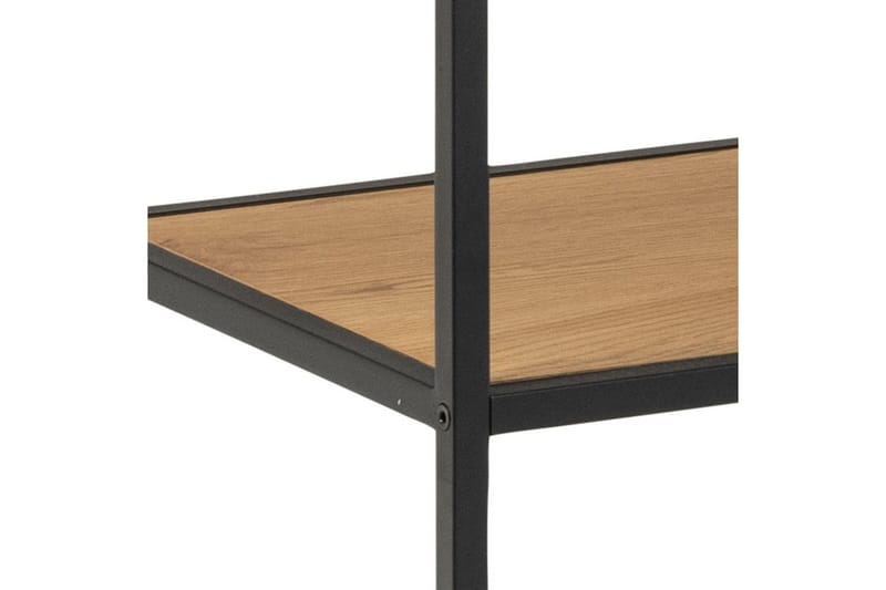 Hartsoe Bokhylle 135 cm i Metall med Treplate - Brun - Oppbevaring - Hyller - Bokhylle