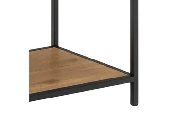 Hartsoe Bokhylle 135 cm i Metall med Treplate - Brun - Oppbevaring - Hyller - Bokhylle