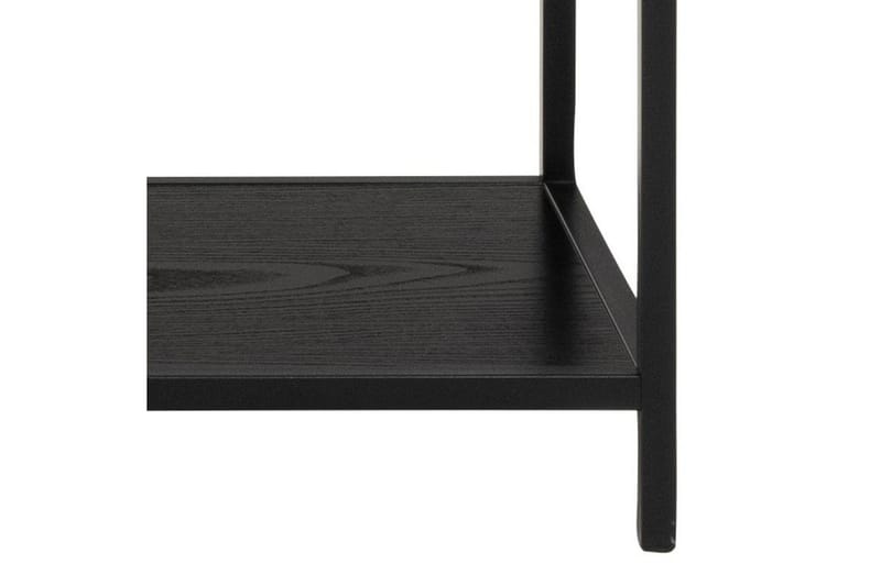 Hartsoe Bokhylle 135 cm i Metall med Treplate - Svart - Oppbevaring - Hyller - Bokhylle