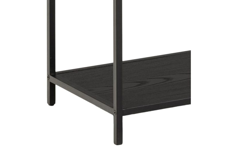 Hartsoe Bokhylle 135 cm i Metall med Treplate - Svart - Oppbevaring - Hyller - Bokhylle