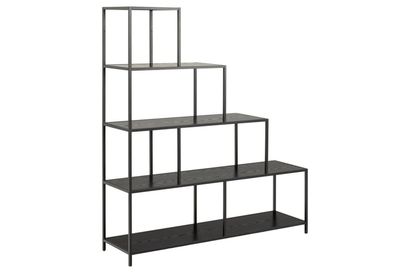 Hartsoe Bokhylle 135 cm - Svart - Oppbevaring - Hyller - Bokhylle