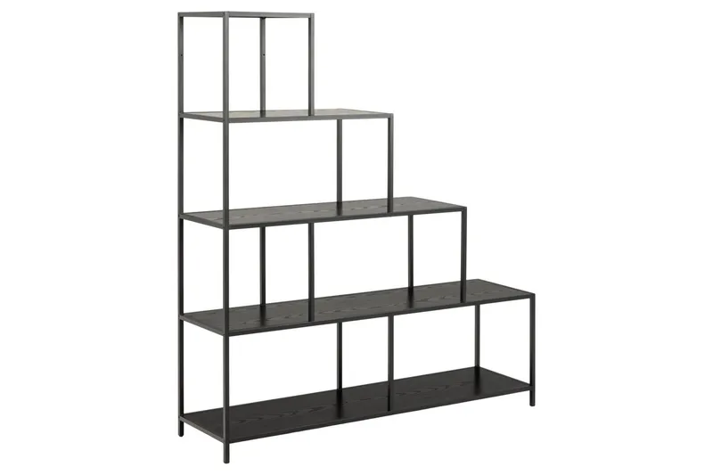 Hartsoe Bokhylle 135 cm, Svart