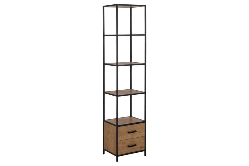 Hartsoe Bokhylle 42 cm i Eik, Brun