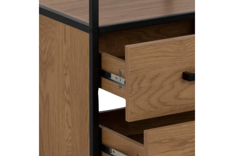 Hartsoe Bokhylle 42 cm i Eik - Brun - Oppbevaring - Hyller - Bokhylle
