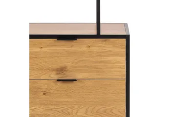 Hartsoe Bokhylle 77 cm i Eik - Brun - Oppbevaring - Hyller - Bokhylle