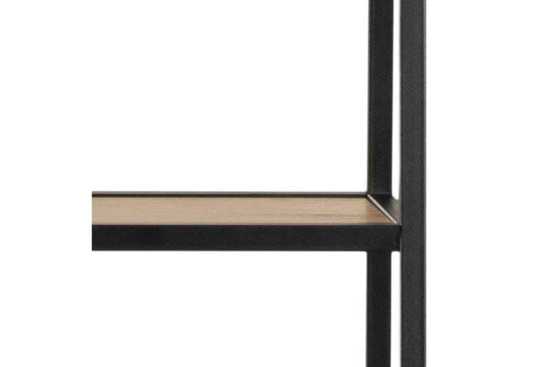 Hartsoe Bokhylle 77 cm i Metall med Treplate - Sort|Beige - Oppbevaring - Hyller - Bokhylle