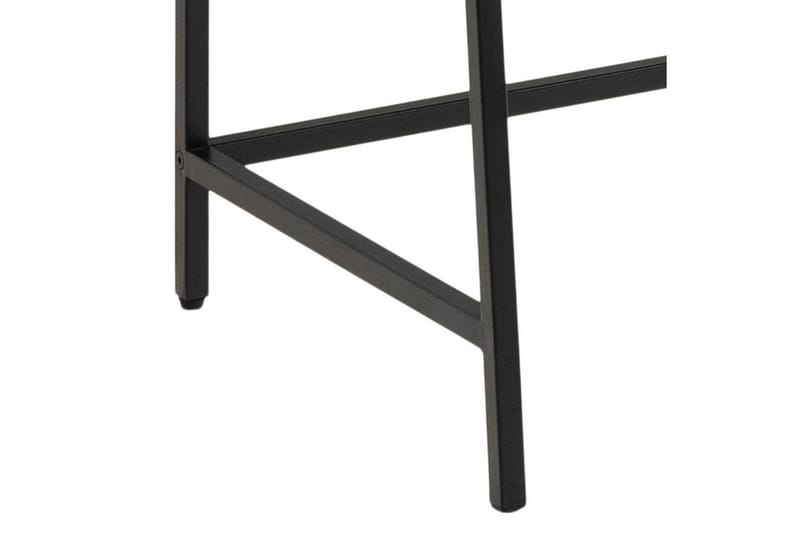 Hartsoe Bokhylle 77 cm i Metall med Treplate - Sort|Beige - Oppbevaring - Hyller - Bokhylle