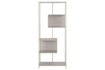 Hartsoe Bokhylle 77 cm i Metall - Sandbeige - Oppbevaring - Hyller - Bokhylle