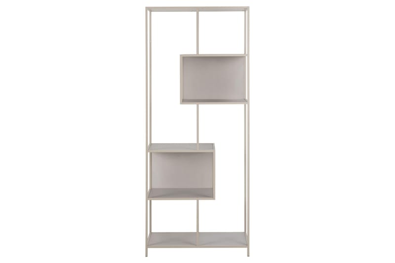 Hartsoe Bokhylle 77 cm i Metall - Sandbeige - Oppbevaring - Hyller - Bokhylle