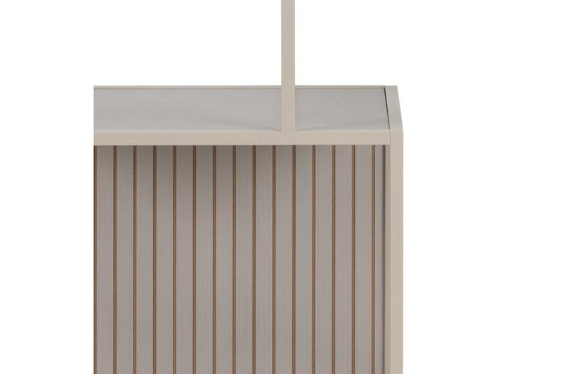Hartsoe Bokhylle 77 cm i Metall - Sandbeige - Oppbevaring - Hyller - Bokhylle