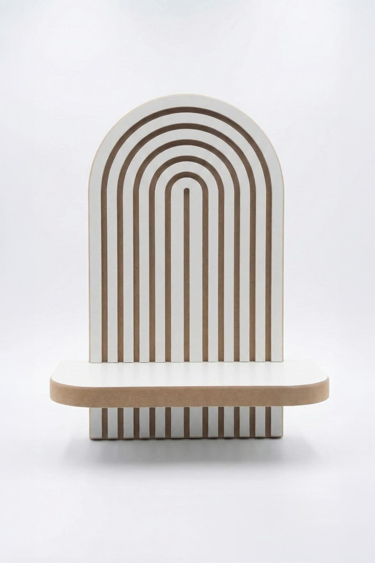 Hasina Vegghylle 26x35x13 cm - Hvit