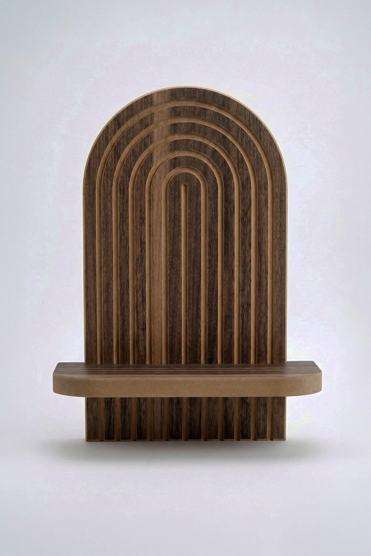 Hasina Vegghylle 26x35x13 cm - Wenge
