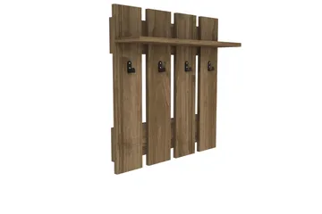 Casaluce Hattehylle 70x18 cm - Mørkebrun - Oppbevaring - Hyller - Hattehylle