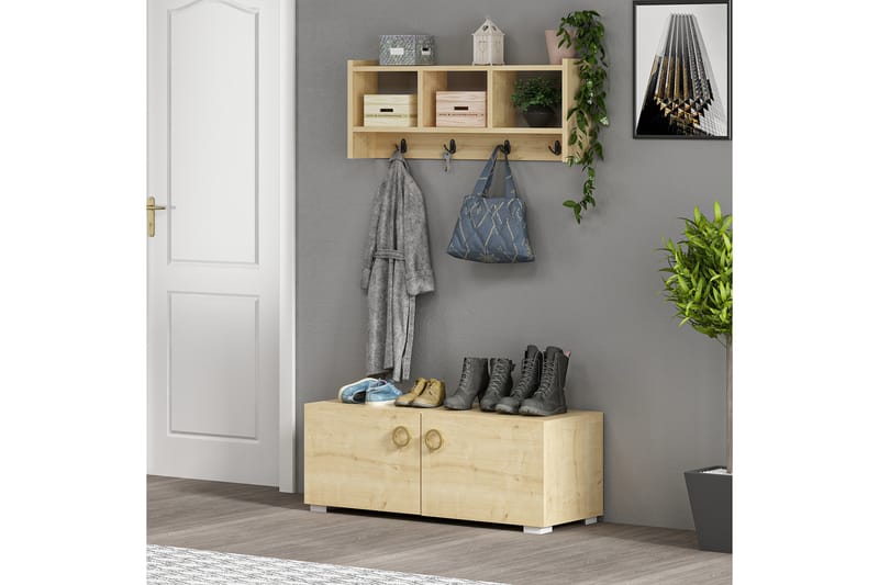 Hafing Hattehylle 76x22 cm 2 Hyller - Blå - Oppbevaring - Hyller - Hattehylle