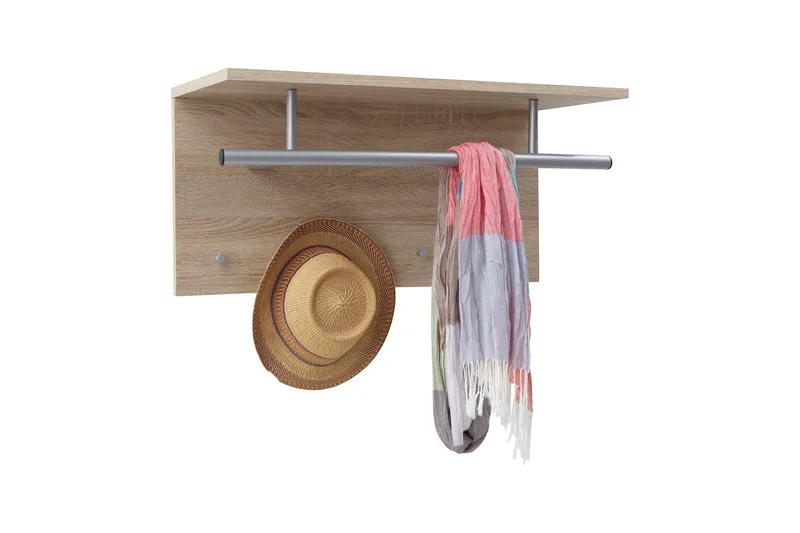 Klackbo Hattehylle 72 cm, Eik