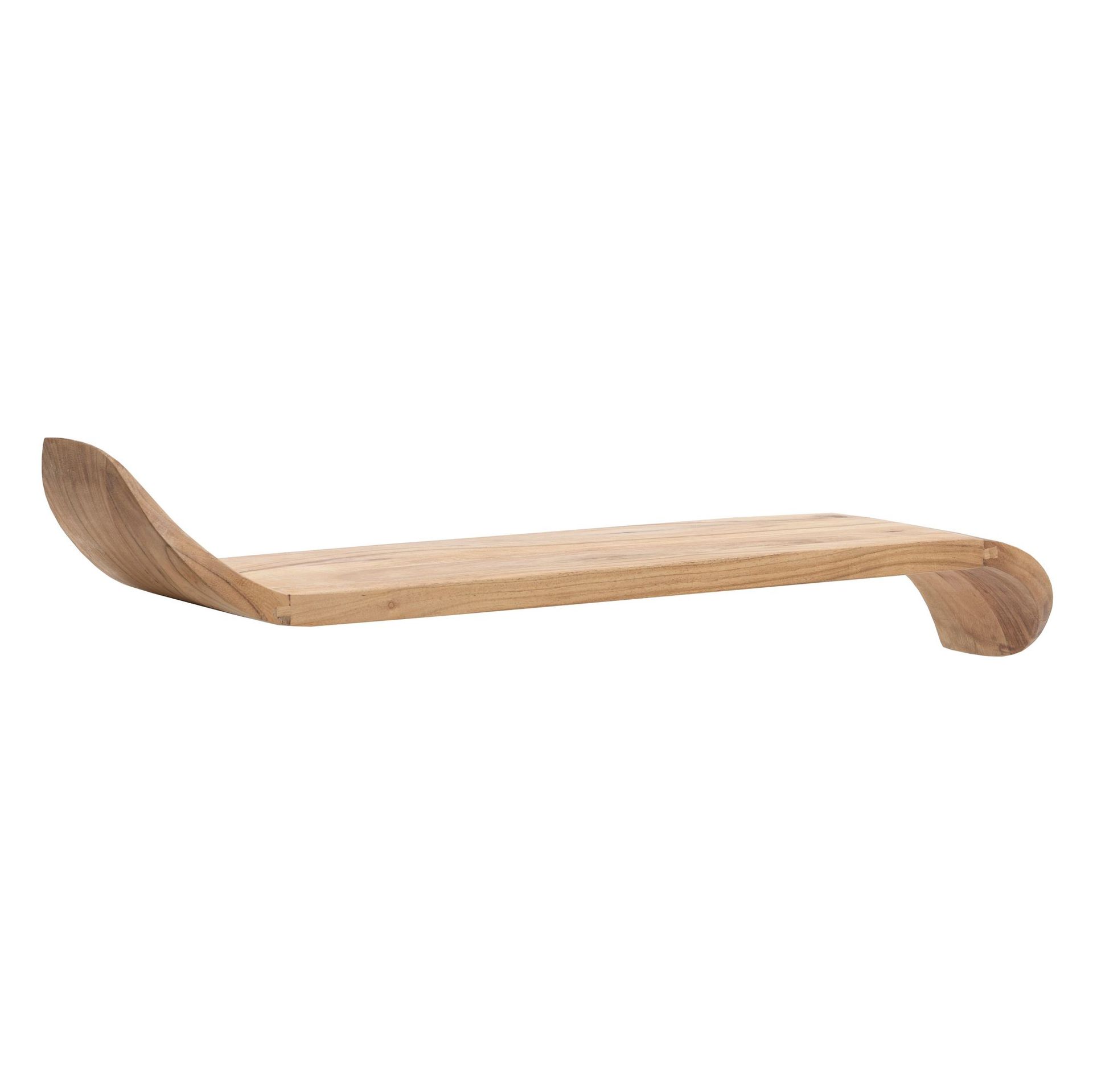 Helano vegghylle 100 cm - varm honningbrun