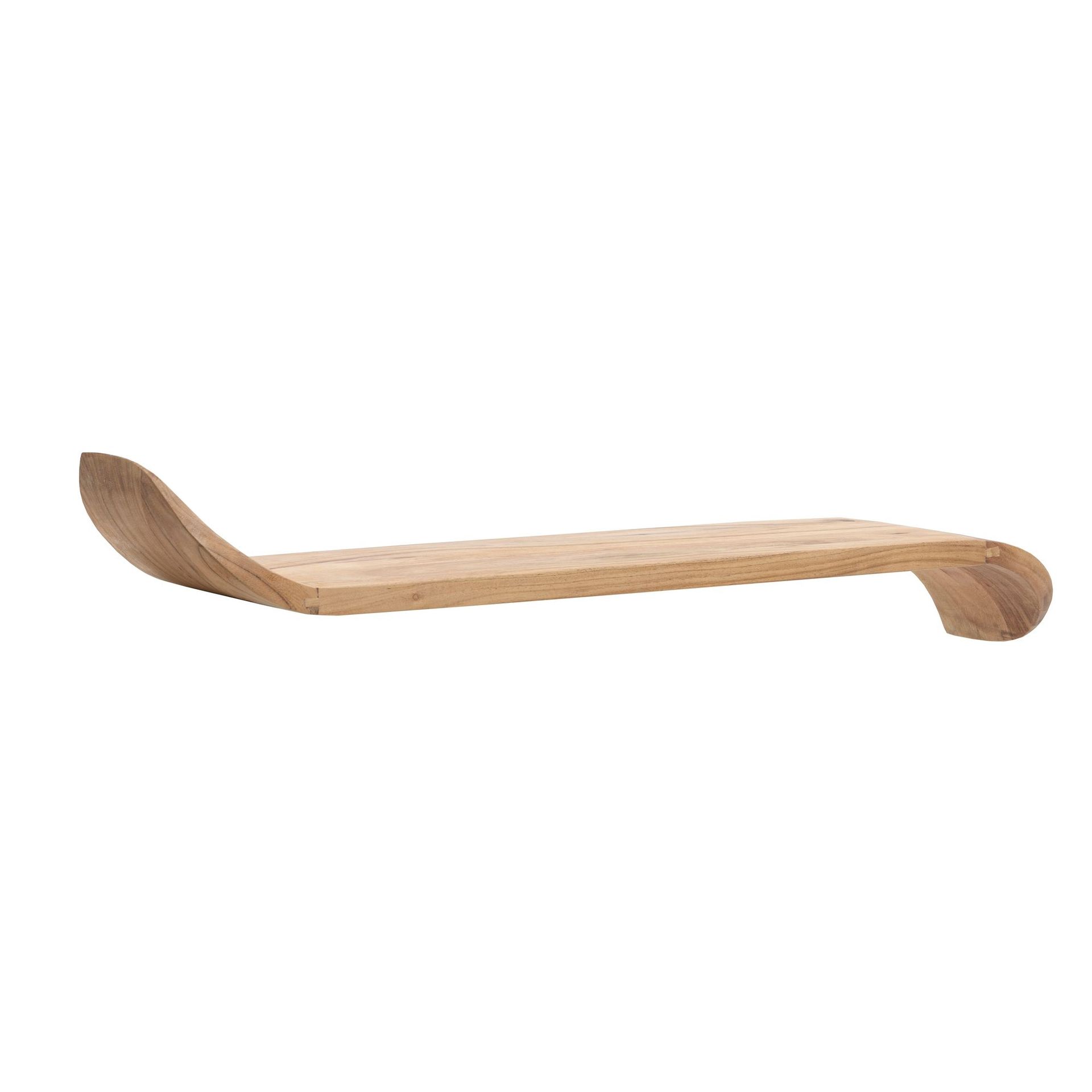 Helano vegghylle 120 cm - varm honningbrun
