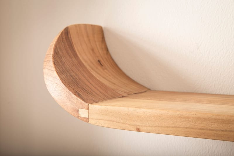 Helano vegghylle 60 cm - varm honningbrun - Oppbevaring - Hyller - Vegghylle