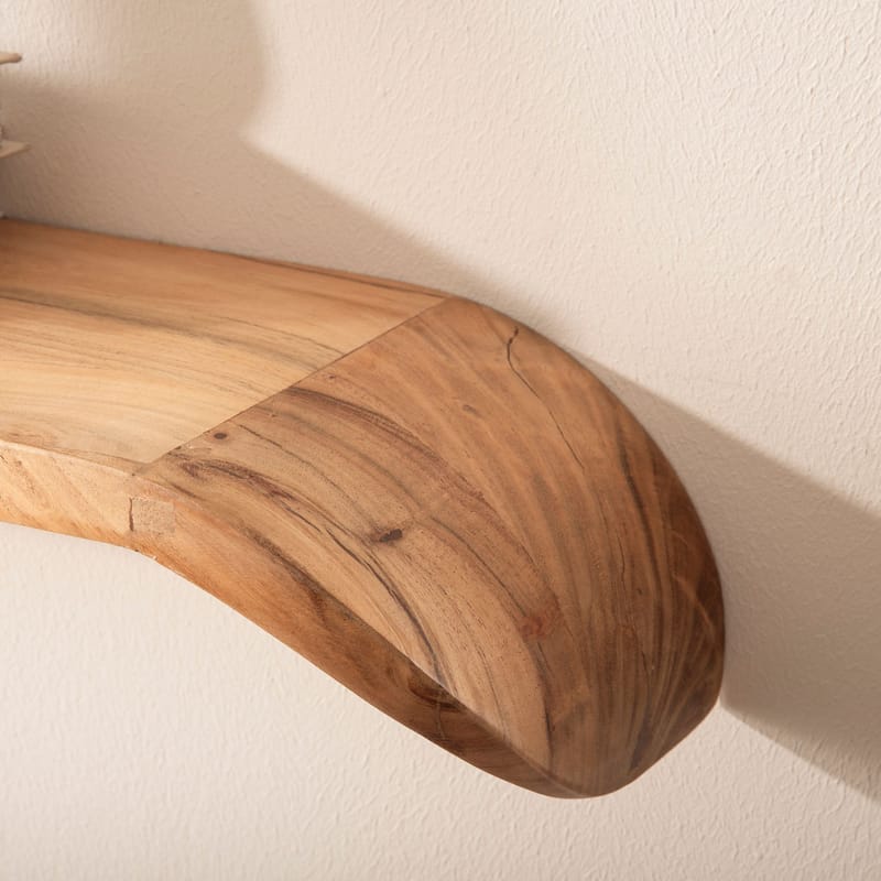 Helano vegghylle 60 cm - varm honningbrun - Oppbevaring - Hyller - Vegghylle
