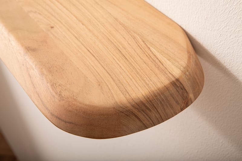 Helela Vegghylle 80 cm Asymmetrisk - varm honningbrun - Oppbevaring - Hyller - Vegghylle
