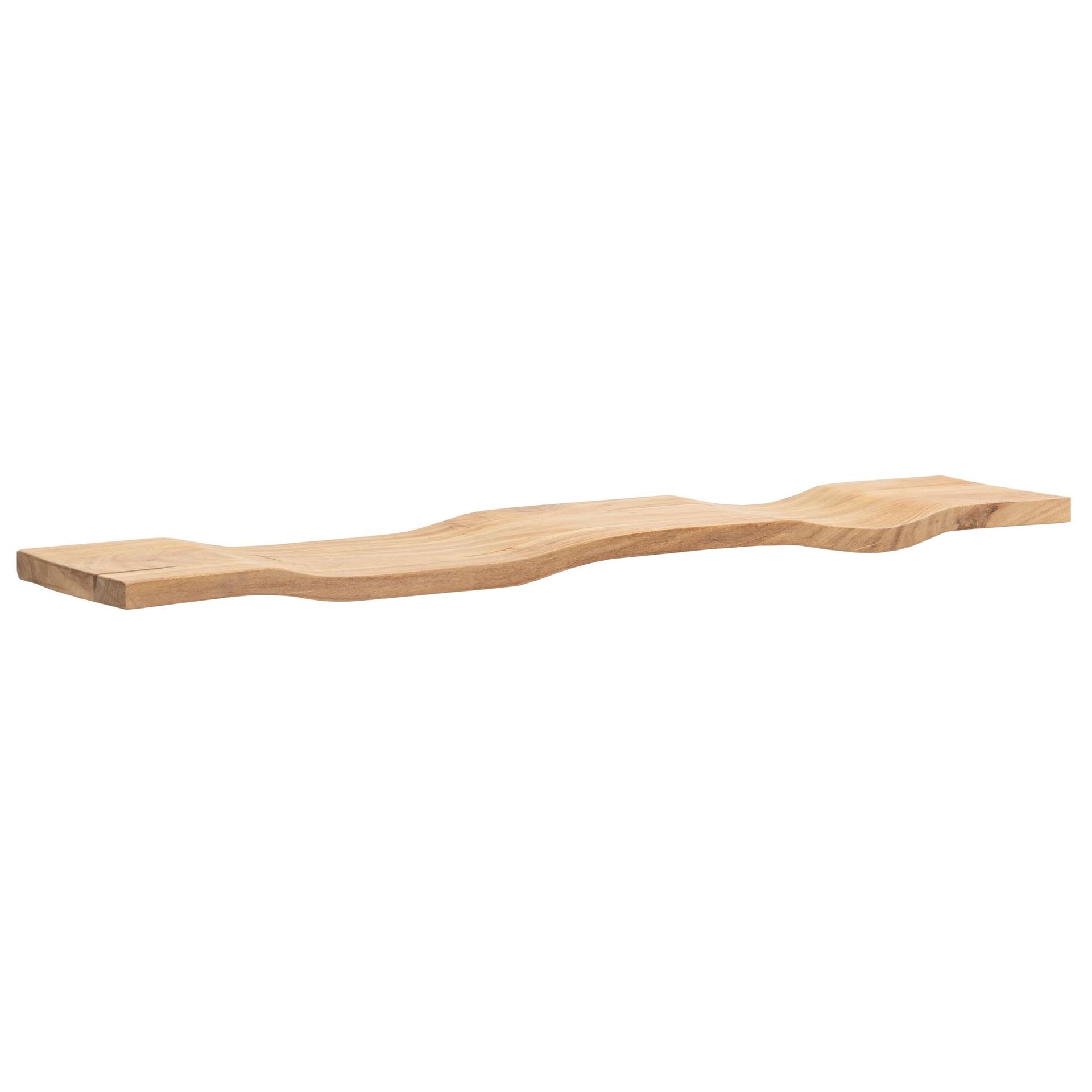 Helova vegghylle 100 cm - varm honningbrun