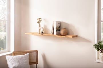 Helova vegghylle 120 cm - varm honningbrun - Oppbevaring - Hyller - Vegghylle