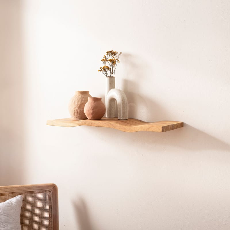 Helova vegghylle 60 cm - varm honningbrun - Oppbevaring - Hyller - Vegghylle