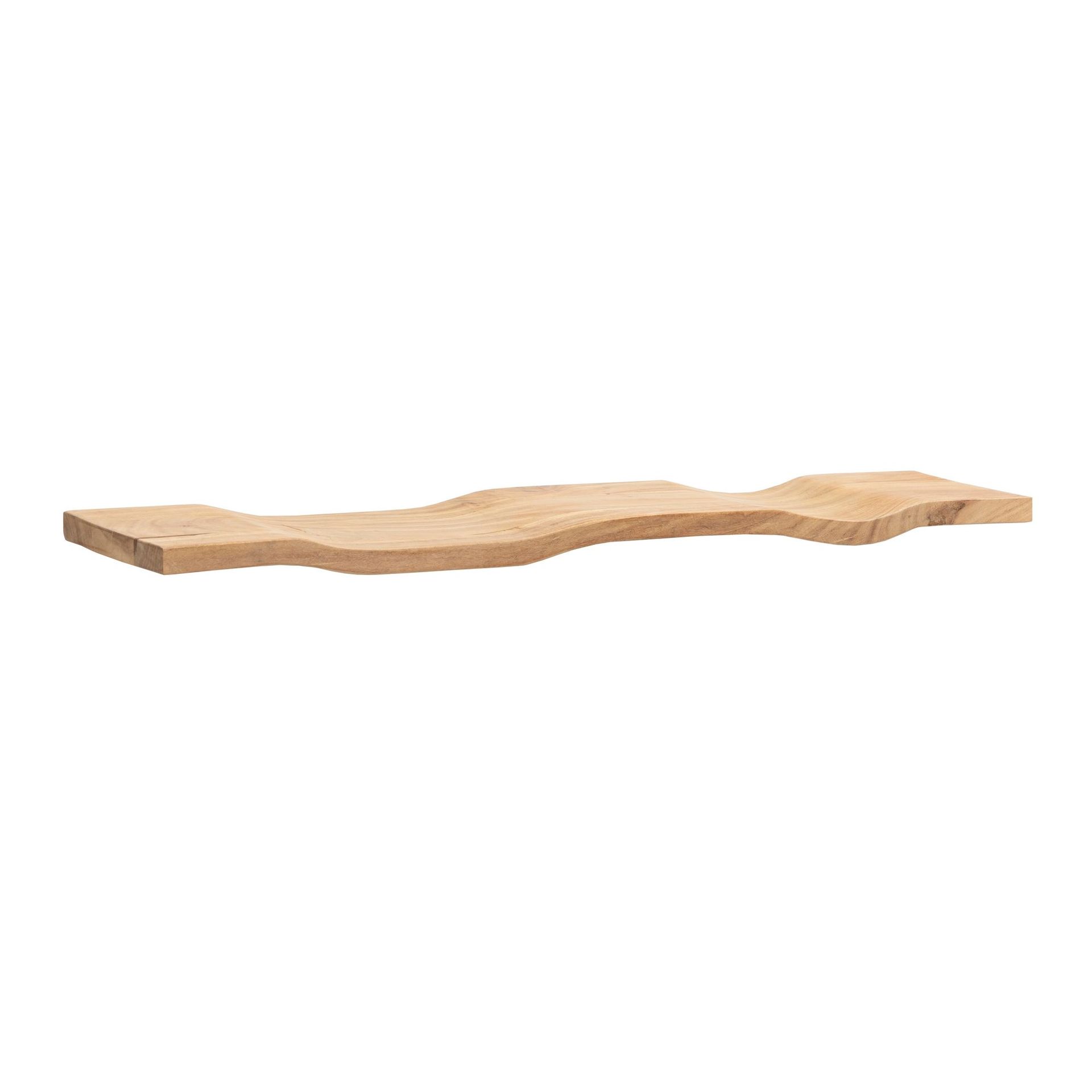Helova vegghylle 80 cm - varm honningbrun