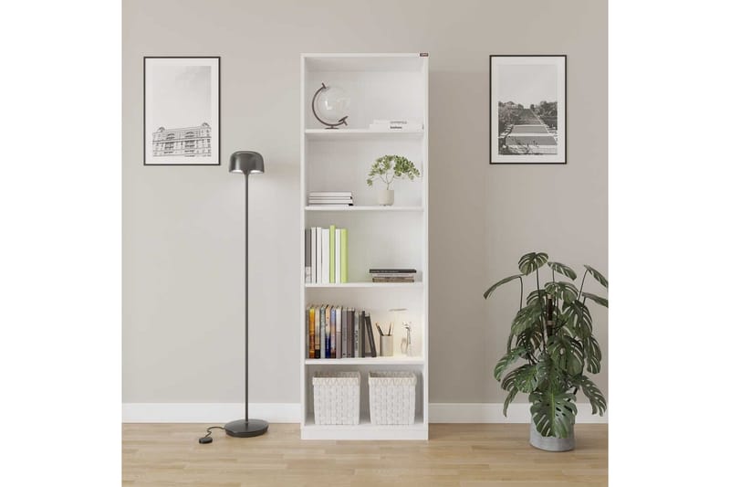 Hemani Bokhylle 64 cm - Hvit - Oppbevaring - Hyller - Bokhylle