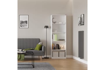 Hemani Bokhylle 64 cm i Lakkert Tre - Hvit - Oppbevaring - Hyller - Bokhylle