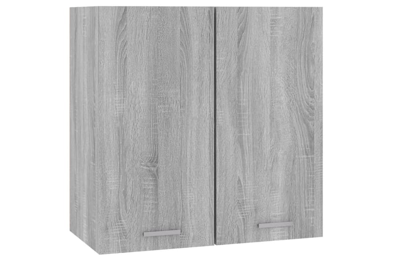 Hengende skap grå sonoma 60x31x60 cm konstruert tre - Grå - Oppbevaring - Hyller - Vegghylle