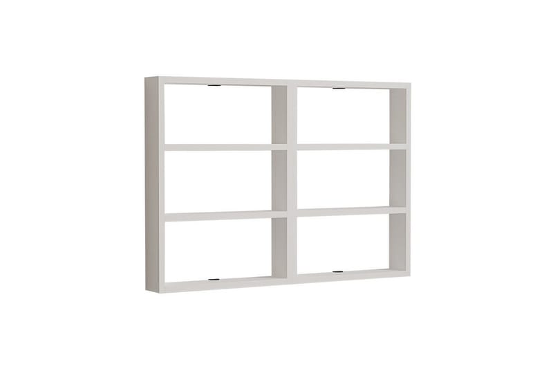Hexaia Vegghylle 84,6 cm - Hvit - Oppbevaring - Hyller - Vegghylle