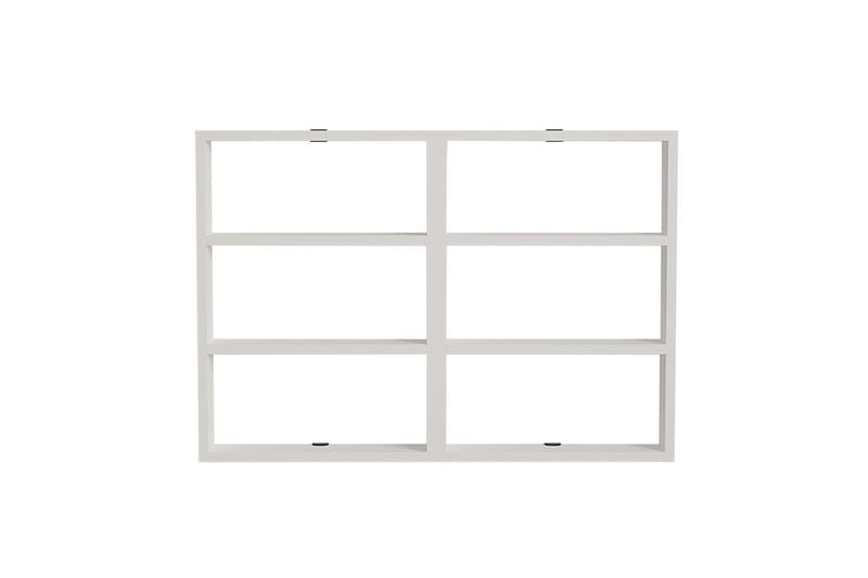 Hexaia Vegghylle 84,6 cm - Hvit - Oppbevaring - Hyller - Vegghylle
