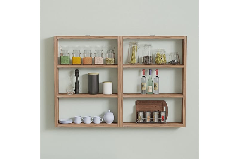 Hexaia Vegghylle 84,6 cm - Natur - Oppbevaring - Hyller - Vegghylle