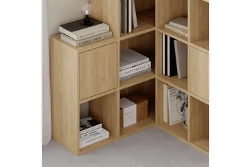 Hideo Bokhylle 150,8 cm - Brun/Eik - Oppbevaring - Hyller - Bokhylle