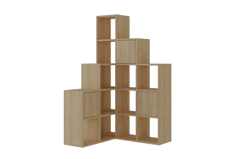 Hideo Bokhylle 150,8 cm - Brun/Eik - Oppbevaring - Hyller - Bokhylle