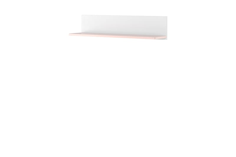 Hilts Vegghylle 110x22 cm - Hvit/Rosa - Oppbevaring - Hyller - Vegghylle