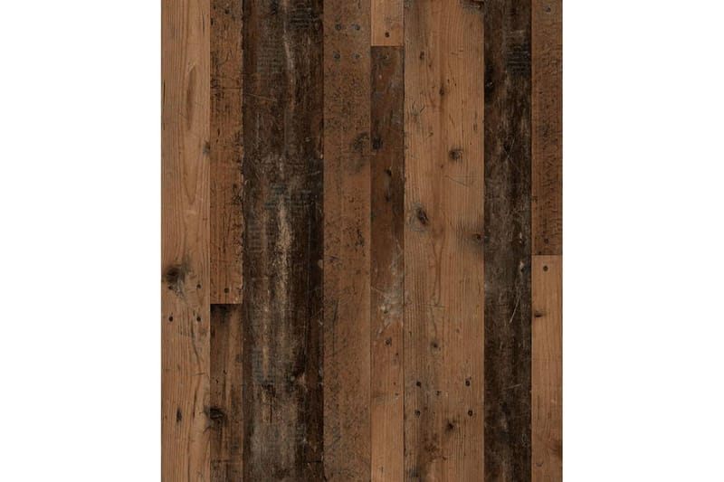 FMD Veggmontert hjørnehylle gammeldags stil mørk matera - Kjøkkenhylle - Hjørnehylle