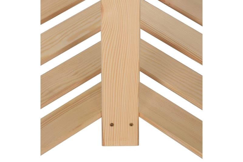 Hjørnehylle 5 etasjer 82,5x82,5x170 cm heltre furu - Brun - Oppbevaring - Hyller - Hjørnehylle