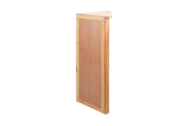 Hjørnehylle 59x36x100 cm heltre eik - Oppbevaring - Hyller - Hjørnehylle