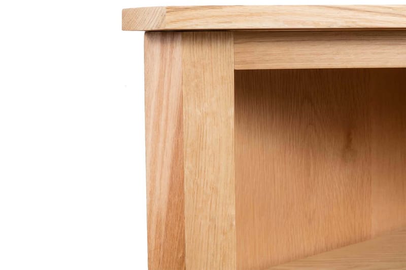 Hjørnehylle 59x36x100 cm heltre eik - Oppbevaring - Hyller - Hjørnehylle