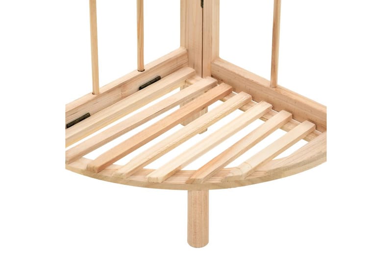 Hjørnehylle sedertre 27x27x110 cm - Oppbevaring - Hyller - Hjørnehylle