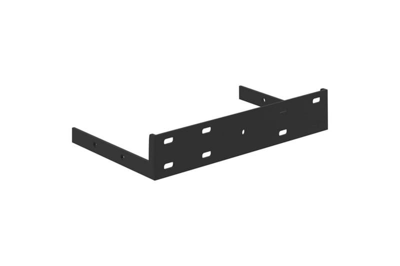 Hjørnehyller vegghengt 2 stk betonggrå 25x25x3,8 cm MDF - Grå - Oppbevaring - Hyller - Hjørnehylle