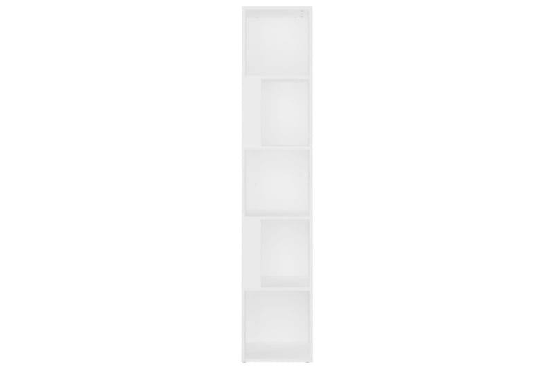 Hjørneskap hvit 33x33x164,5 cm sponplate - Hvit - Oppbevaring - Hyller - Hjørnehylle