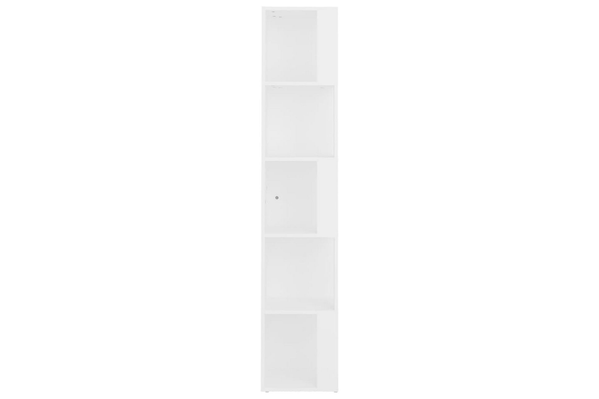 Hjørneskap hvit 33x33x164,5 cm sponplate - Hvit - Oppbevaring - Hyller - Hjørnehylle