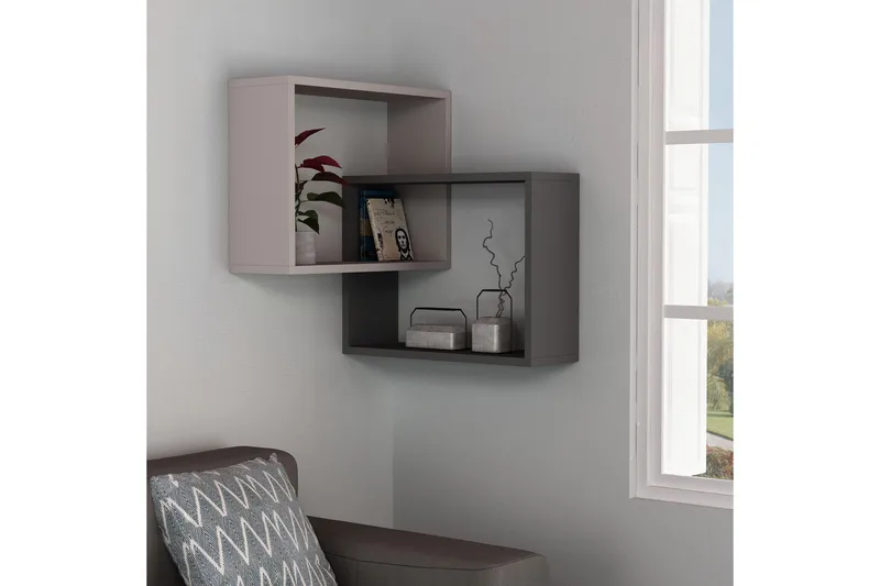 Homitis Vegghylle - Oppbevaring - Hyller - Hjørnehylle