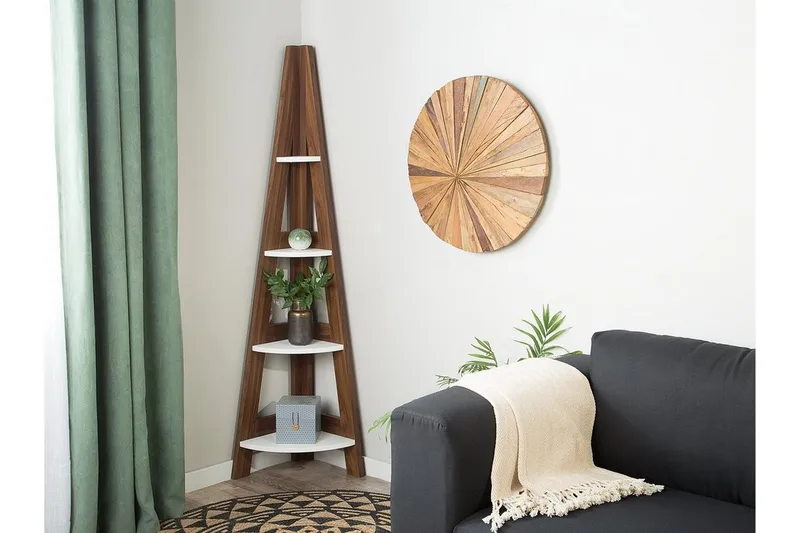 Solo Hylle 48 cm - tre/natur - Oppbevaring - Hyller - Hjørnehylle