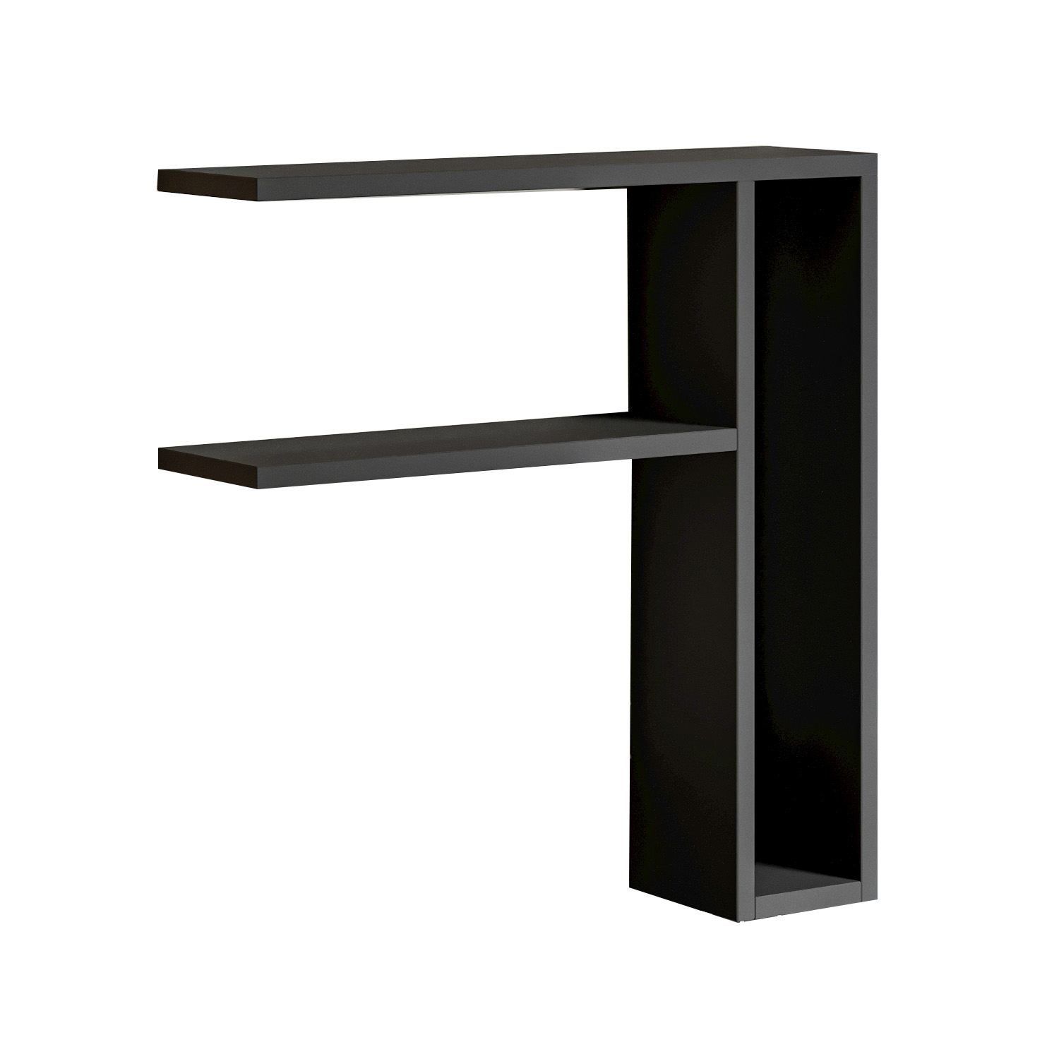 Hollowmere Vegghylle 60x61,8x15 cm - Antrasitt